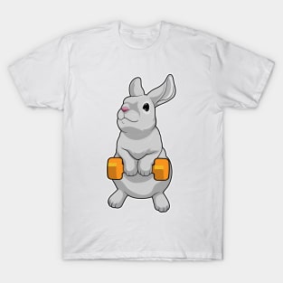 Rabbit Fitness Dumbbell T-Shirt